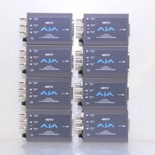 LOT OF 8 AJA HD10AM Dual Rate HD/SD 8 CH AES Embedder/Disembedder T6-B4