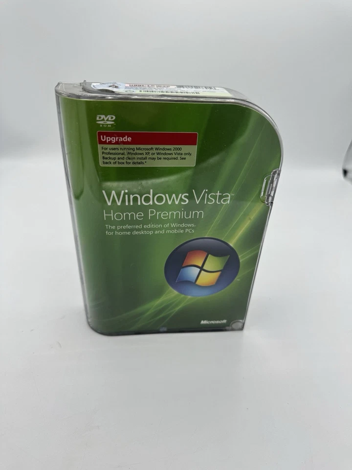 Microsoft Windows Vista Home Premium Full w/SP1 MS WIN 32 Bit DVD =opened= - Image 3 of 4