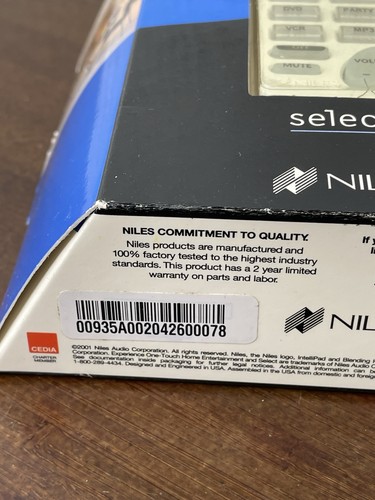Niles IntelliPad Ci IR Select Master Keypad One Touch New In Box - Picture 4 of 6