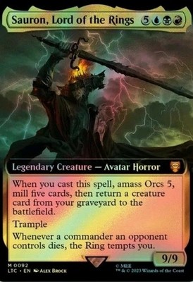 MTG | Sauron, Lord of the Rings #0092 LORD OF THE RINGS | NM | EN | FOIL | MAGIC