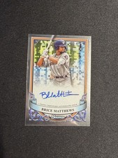 2024 Bowman Sterling Baseball Brice Matthews Auto Base
