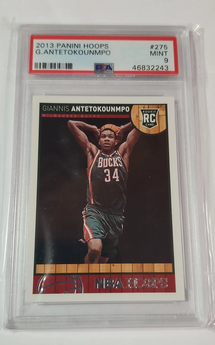 Giannis Antetokounmpo Basketball Grade 9 Rookie Sports Trading