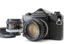 2Lens  NEAR MINT Canon F-1 Early 35mm SLR Film Camera FD 50mm 28mm from JAPAN