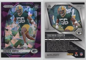 2024 Panini Prizm Rookies Purple Ice Prizm /225 Edgerrin Cooper #331 Rookie RC