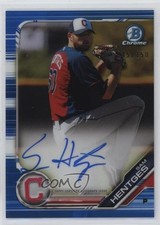 2019 Bowman Chrome Prospects Blue Refractor 45/150 Sam Hentges #CPA-SHE Auto 4f5