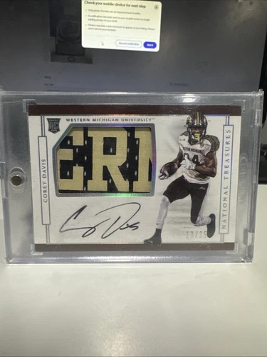 2017 Panini NT Collegiate  - Corey Davis /25 RPA