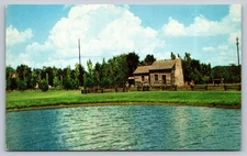 Stark Historic Cabin Missouri Stark Bro's Nurseries Vintage Postcard