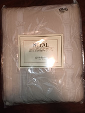 Nepal Matelassé Coverlet 100% Combed Cotton ...