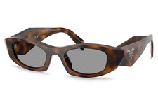 Prada PR B16SF 20D50Q Juniper Tortoise - Grey 52mm Sunglasses / New / Authentic
