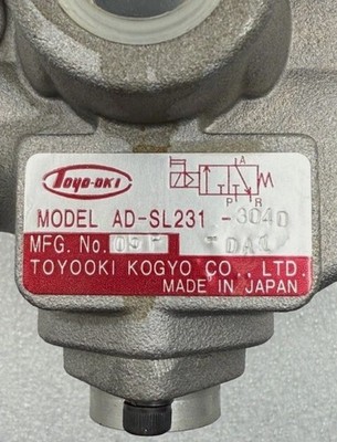 1pcs new TOYOOKI pneumatic punch solenoid valve AD-SL231-304D 24V *nl