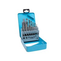 BlueSpot Werkzeuge Bohrer Und Gewindeschneider Set, 15 Teile B/S20512