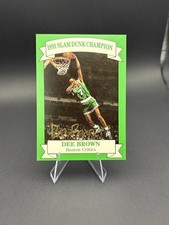 1991 Slam Dunk Champion Signed Dee Brown Auto