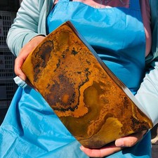 8.07lb  Natural Tiger's Eye Quartz Crystal Rough Mineral Specimen Healing