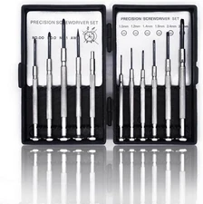 11PCS Mini Precision Magnetic Screwdriver Set for Watch Jewelry Electronics Kit 