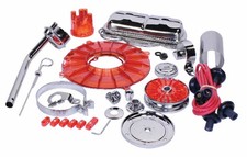 Empi 8653 Engine Trim Super Chrome Red Dress Up Kit Fits Vw Bug Buggy Beetle Empi 8653 Engine Trim Super Chrome Red Dress Up Kit Fits Vw Bug Buggy Beetle