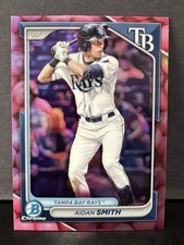 Aidan Smith 2024 Bowman Draft #BDC-131 Prospect Bubble Gum SP Tampa Bay Rays