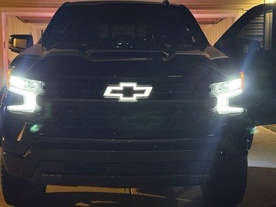 Silverado Emblem Black LED Silverado Logo Grille Light Emblem - Illuminated Name Badge For Truck Front Gmc Emblem Black - Foto 6