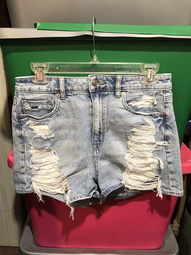 American Eagle Womens Denim Mom Shorts Size 6