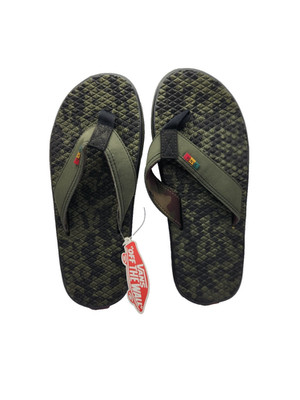 Van's Men's La Costa Lite Flip Flop Sandals - Leaf/Black - size 8
