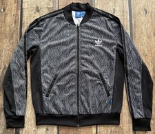 ADIDAS FIREBIRD SHELL TRACK JACKET BLACK YOUTH BOYS MEDIUM 14 EXCELLENT