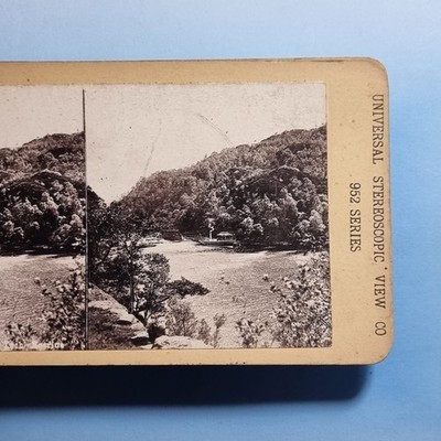 The Trossachs Stereoview 3D um 1895 Schottland Ansicht von Loch Katrine