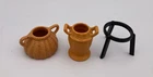 Vintage Playmobil Native American INDIAN POTTERY Pots Set of 3