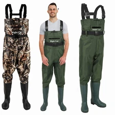 Waders Men with Boots for Fishing Waterproof Chest Wader NYLON PVC Hunting Good