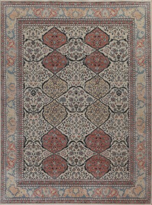 Geometric Bakhtiari Turkish Handmade 8x10 Area Rug Traditional Oriental Carpet