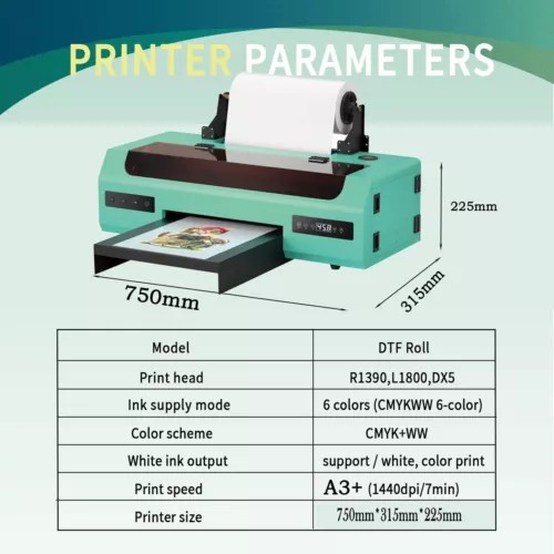 PUNEHOD A3+ DTF Printer Epson L1800 Direct to Film Printer+Shaker+Heat Press DIY - Picture 2 of 12