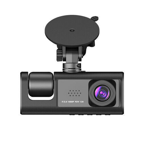 HD 1080P Car Dual Lens Dash Cam Front/Rear/Inside Video Recorder Camera G-sensor - Picture 10 of 12