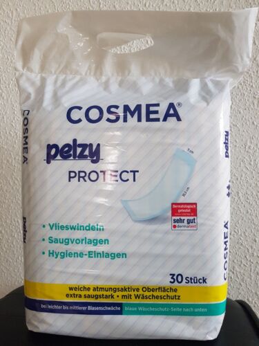 Cosmea Pelzy Protect Vlieswindeln Saugvorlagen Wochenbett extra saugstark 30 St. - Bild 1 von 7