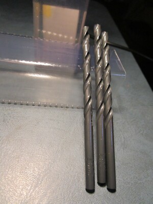 (3) 3/16'' HSS 118° Black Oxide Finish FMT  Jobber Drill Bit