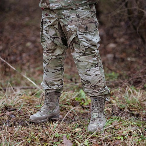 Teesar TACTICAL MULTICAM boots side zip hunting hiking trekking duty footwear - Picture 4 of 11