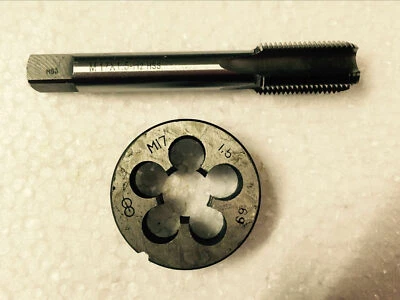 REELEER rechte Außengewindeschneider und gewindebohrer M17 X 0,5 0,75 1 1,25 1,5 2mm