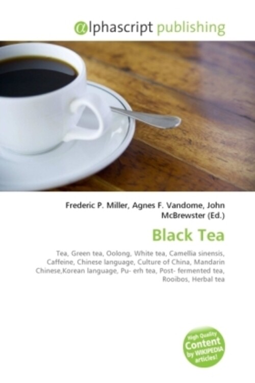 Frederic P. Miller (u. A.) | Black Tea | Taschenbuch | Englisch