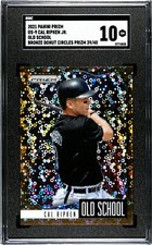 2021 Panini Prizm GS-9 Cal Ripken Jr. BRONZE DONUT CIRCLES PRIZM /40 SGC 10 GEM