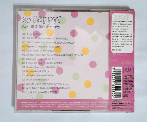 Various Artists - SO HAPPY! ~Caz 15th Anniversary BVCP-21377 JAPAN CD OBI - Picture 3 of 3