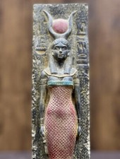 Ancient Egyptian Antiquities Statue Goddess Of Hathor Egypt Pharaonic Rare BC