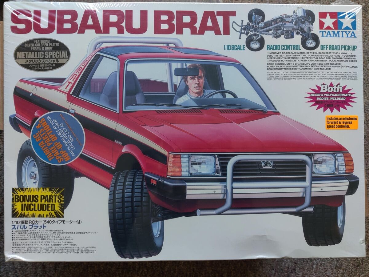 Tamiya RC Subaru Brat Metallic Special Edition 1/10 Scale Tamiya RC Subaru Brat Metallic Special Edition 1/10 Scale