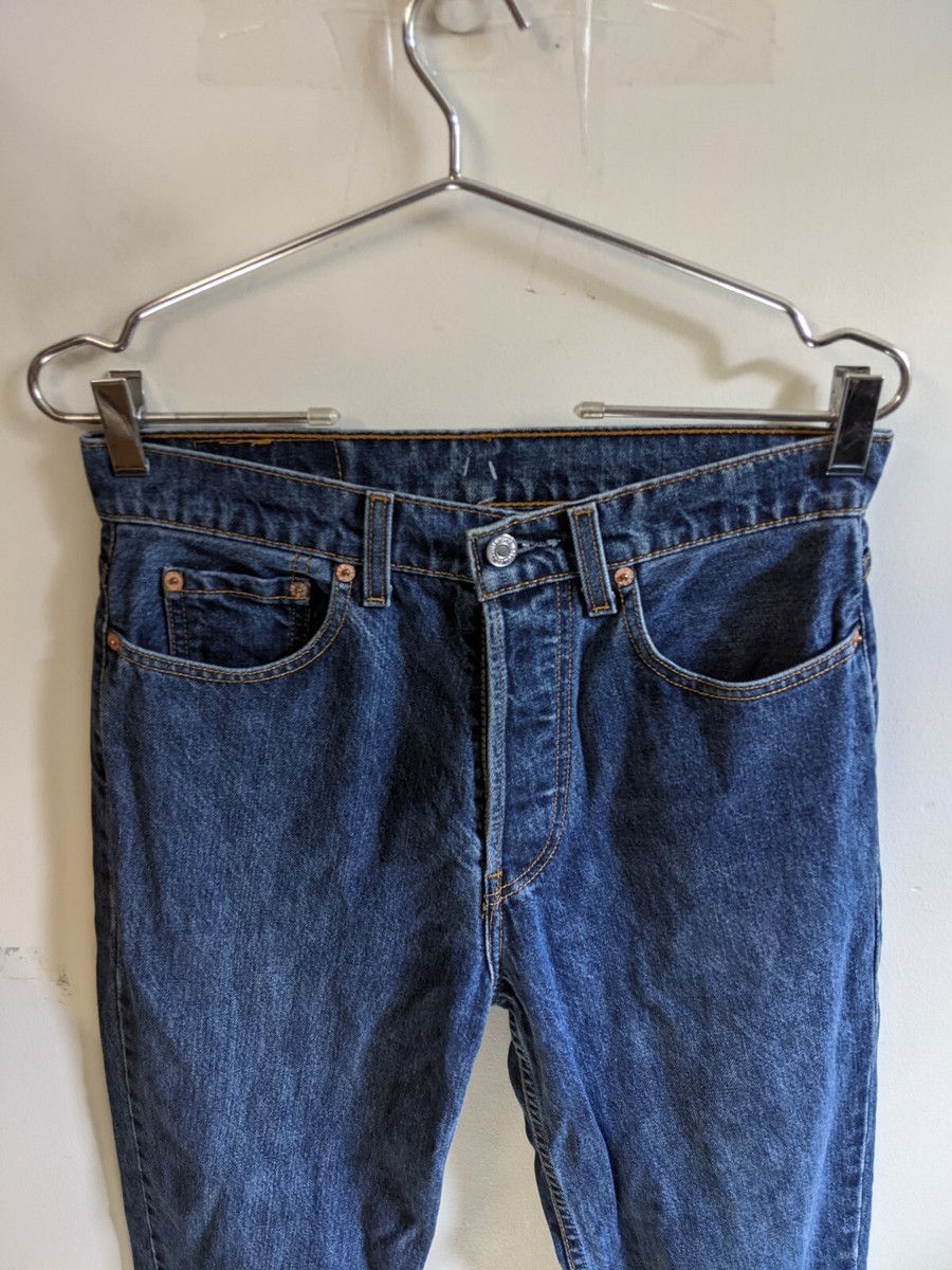 Vintage Levis 555 Jeans Mens Size 29 Blue 90s Medium Wash Denim 