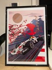 Redbull Japan Special Edition F1 Formula 1 Car Racing Art Poster Print