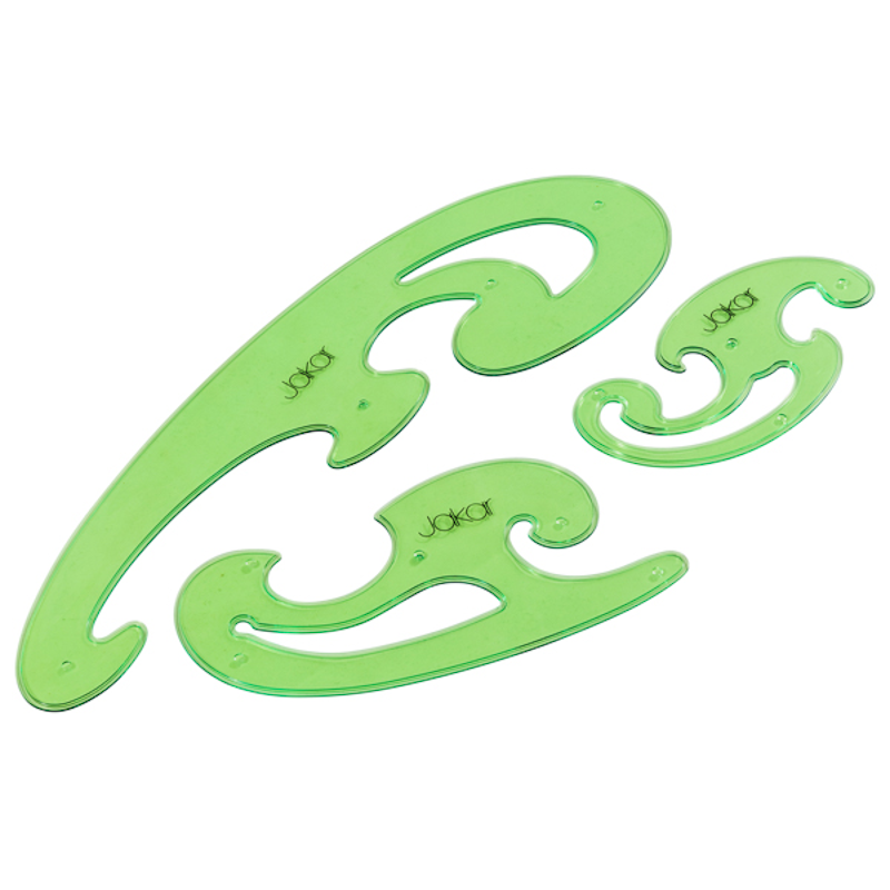 Jakar French Curves Set (3pc)