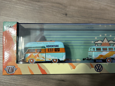 2025 M2 Machines Auto Hauler CHASE 1959 VW Double Cab Truck USA