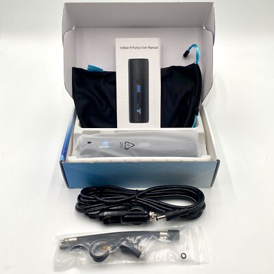 New Inflate-R Portable Air Compressor Tire Pump Power Bank Emergency 150PSI Max