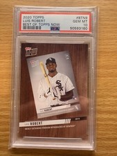 Luis Robert - 2020 Best of Topps Now #BTN9 Rookie RC PSA 10 Gem Mint