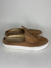 jenni kayne Shoes Slides Mules Women Size 37 US 6 Brown Velvet Slip Ons