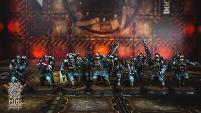 Kill Team Veteran Guardsmen Warhammer 40k - Presale Pro Painted Squad