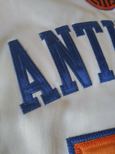 Adult 50. White CARMELO ANTHONY NEW YORK KNICKS ADIDAS JERSEY Clean - Picture 5 of 12