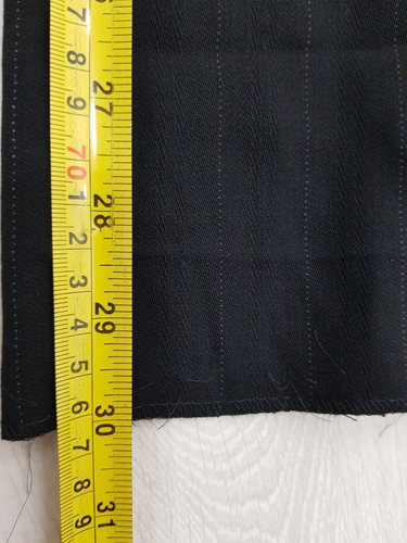 Principles Trousers Size 16 Petites W36 L30 Black Pinstripe Wool Blend Smart - Picture 6 of 8