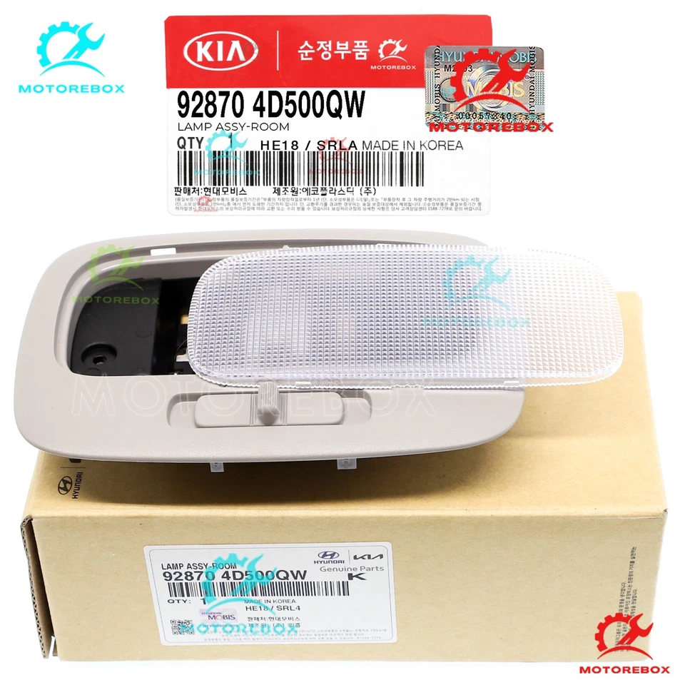 ✅GENUINO✅ Lámpara de techo interior gris para 08-14 Kia Rondo Sedona 928704D500QW Foto 2 de 4